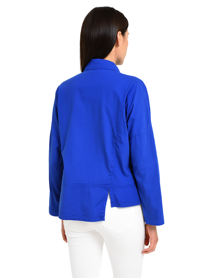 Gerties Half Placket Top In Nocturn