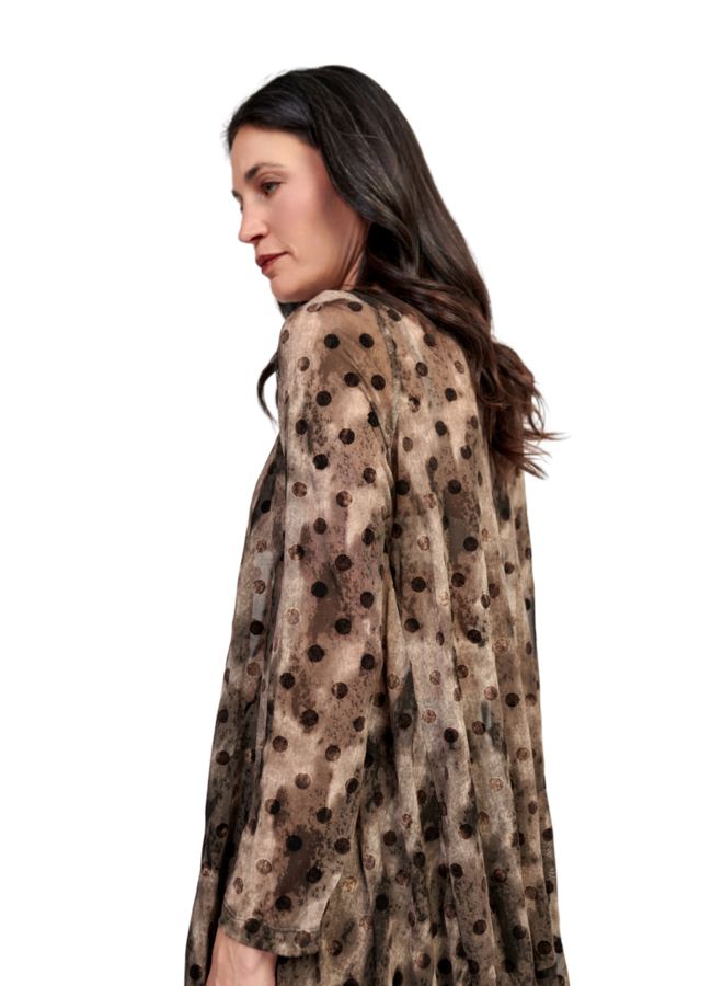 Alembika Frond Mesh Tunic in Aquarelle