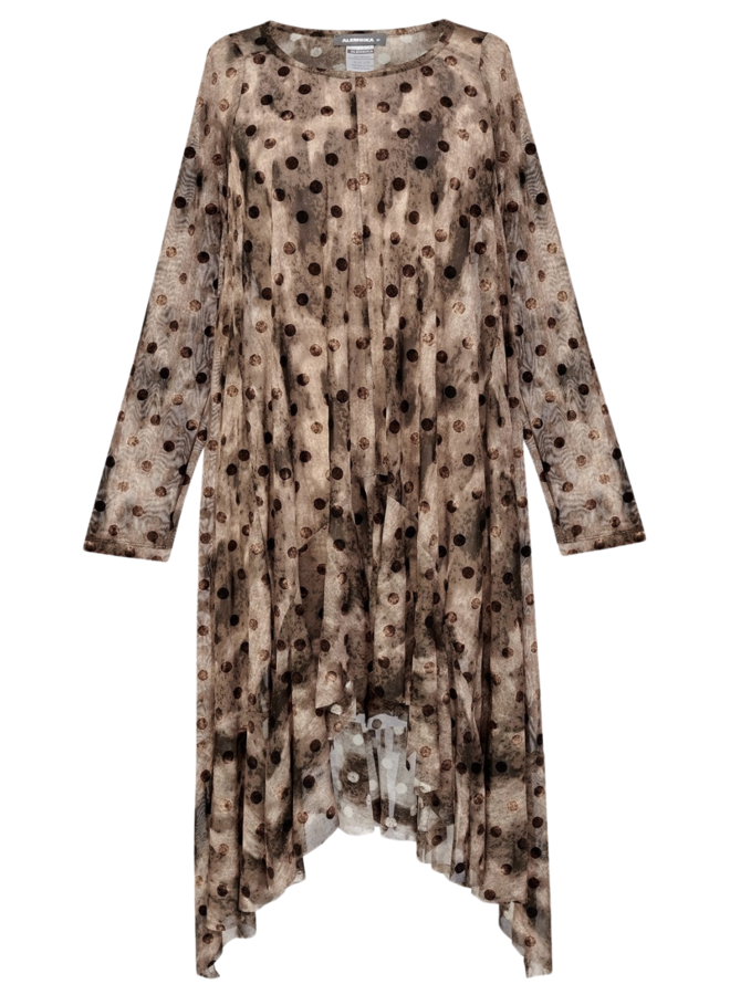 Alembika Frond Mesh Tunic in Aquarelle