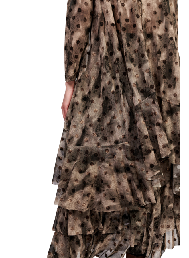 Alembika Frond Mesh Tunic in Aquarelle