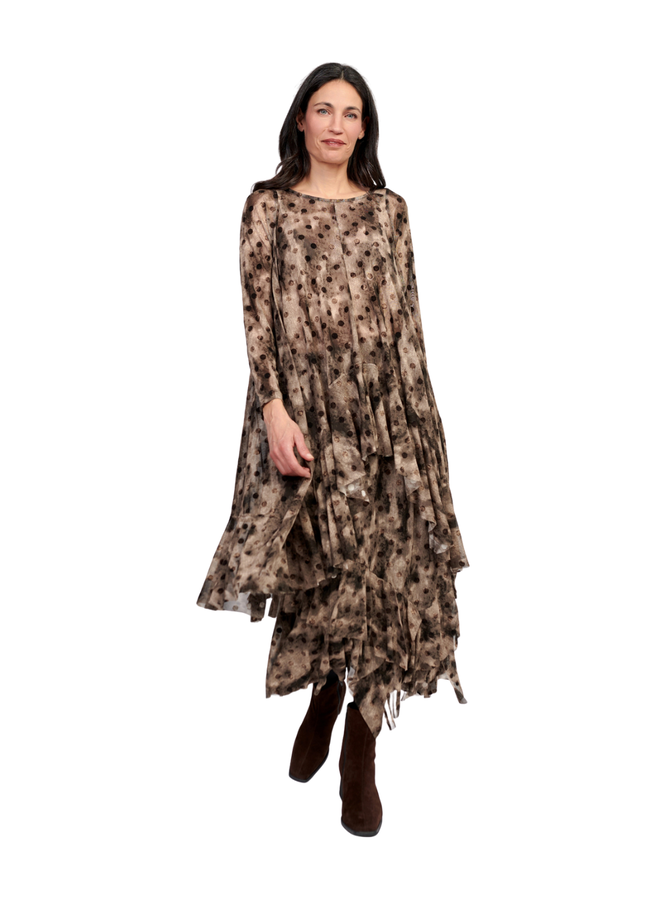 Alembika Frond Mesh Tunic in Aquarelle