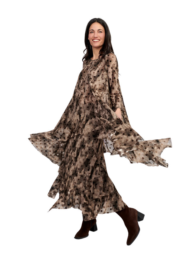 Alembika Frond Mesh Tunic in Aquarelle