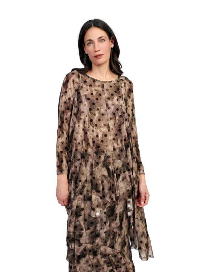 Alembika Frond Mesh Tunic in Aquarelle