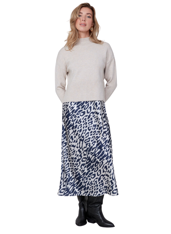 Renuar Cheetah Print Dress in Two Colors