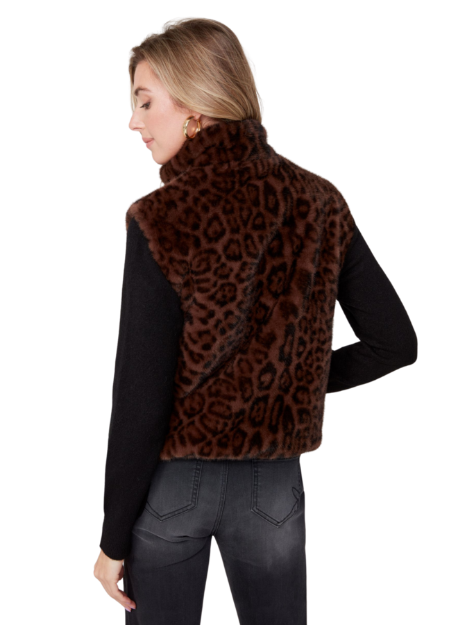 Renuar Vegan Leopard Vest