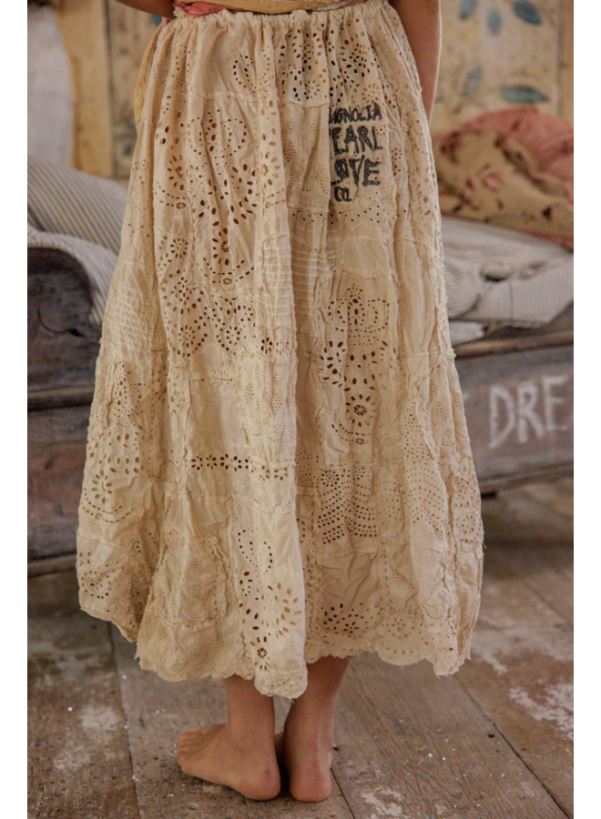 Magnolia Pearl Eyelet Patchwork Pissarro Skirt