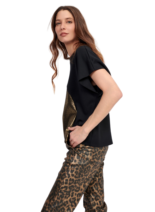 Alembika Lola Heart Tee in Gold