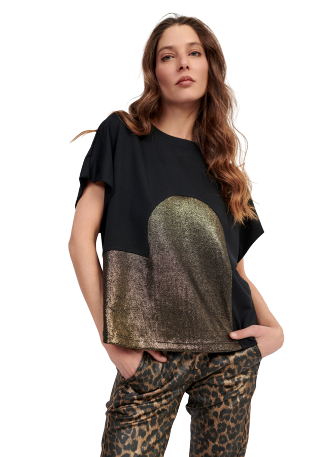 Alembika Lola Heart Tee in Gold