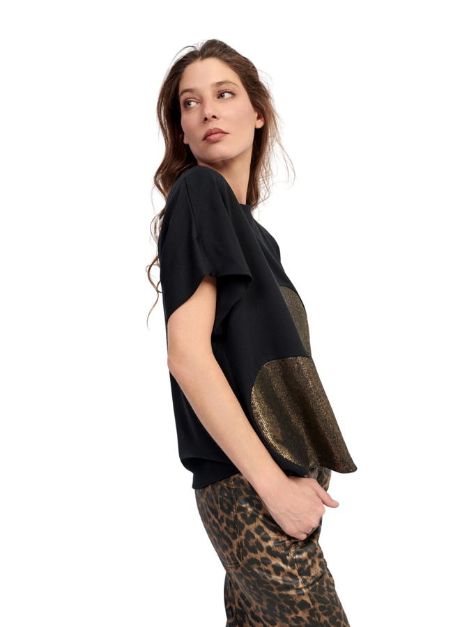 Alembika Lola Heart Tee in Gold