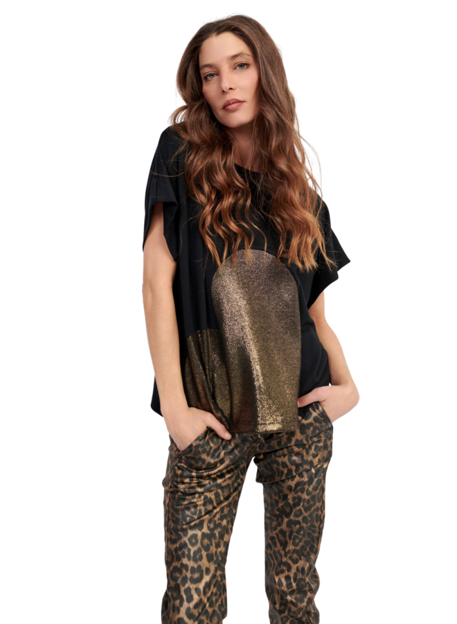 Alembika Lola Heart Tee in Gold