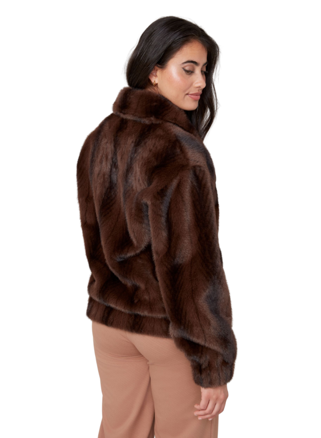 Renuar Faux Mink Fur Coat