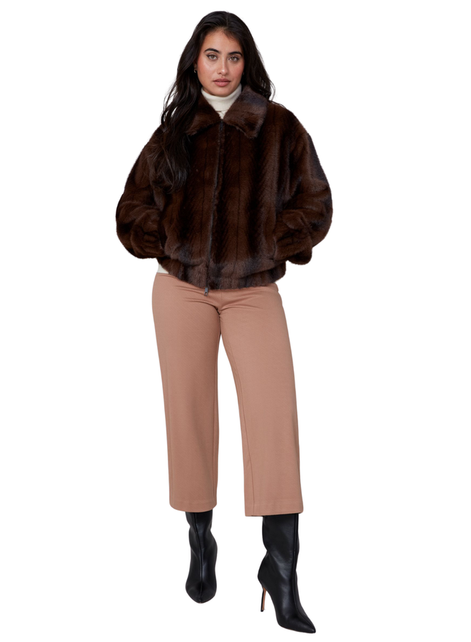 Renuar Faux Mink Fur Coat