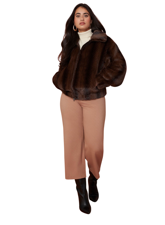 Renuar Faux Mink Fur Coat