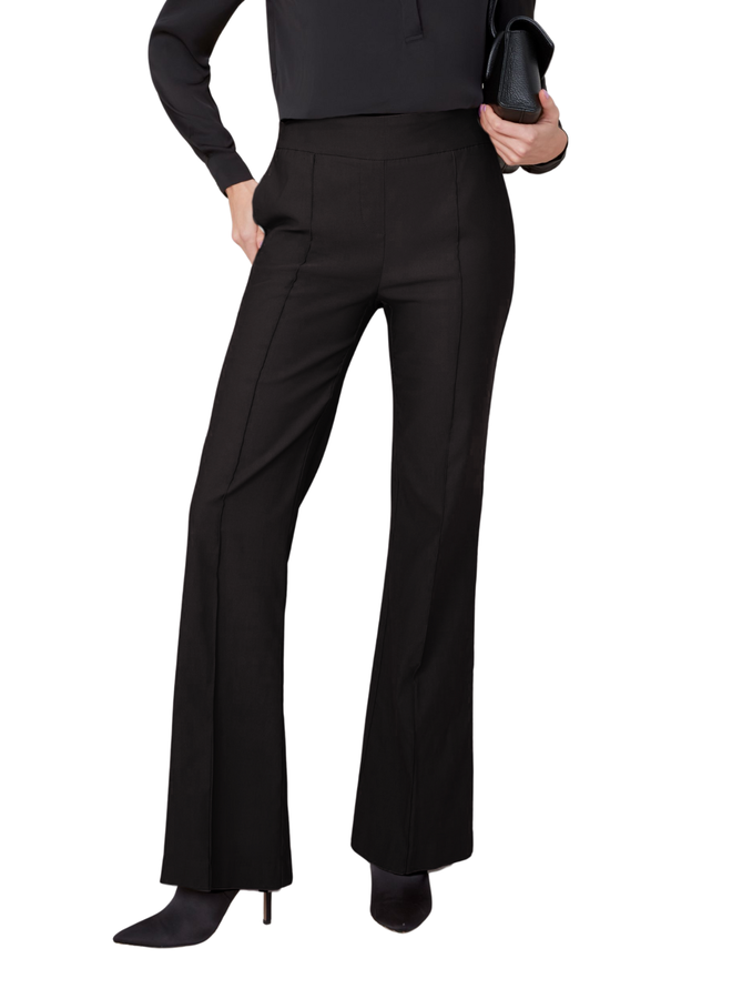 Renuar Pull-On Bootcut Flare Pant in Black