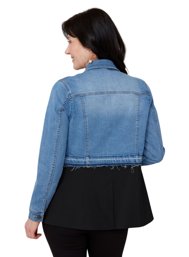 Renuar Suite And Denim Jacket in Blue Wash
