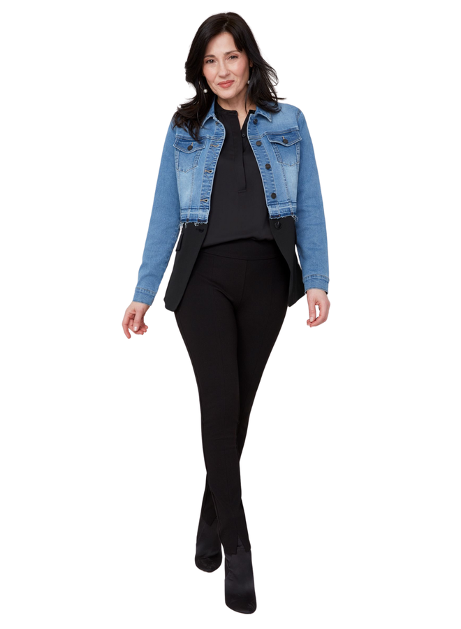 Renuar Suite And Denim Jacket in Blue Wash