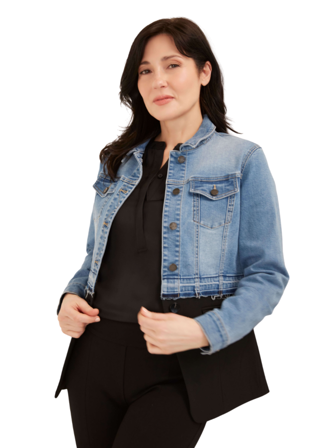 Renuar Suite And Denim Jacket in Blue Wash