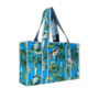 Small Jungle Tote Bag in Blue