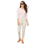 Renuar Cigarette Ankle Pant in Oyster