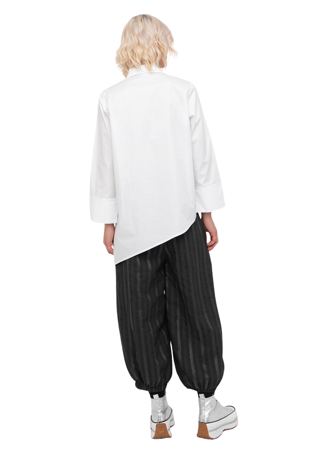 Ozai White Cotton Shirt