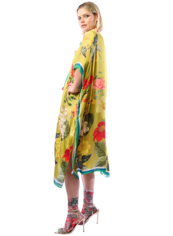 Aratta French Riviera Hand-Beaded Kimono