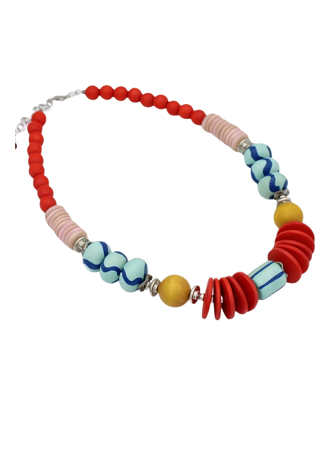 Vivid Multi Color Marcella Necklace