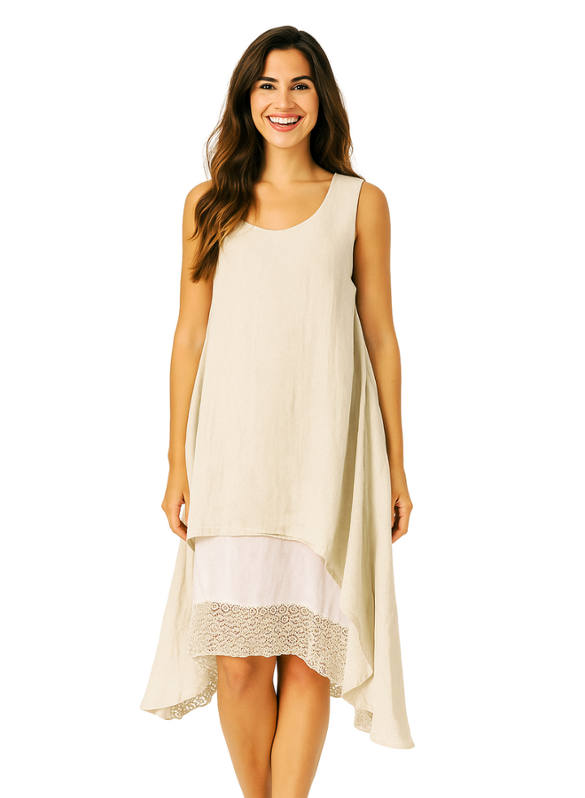 Linen Romance Dress