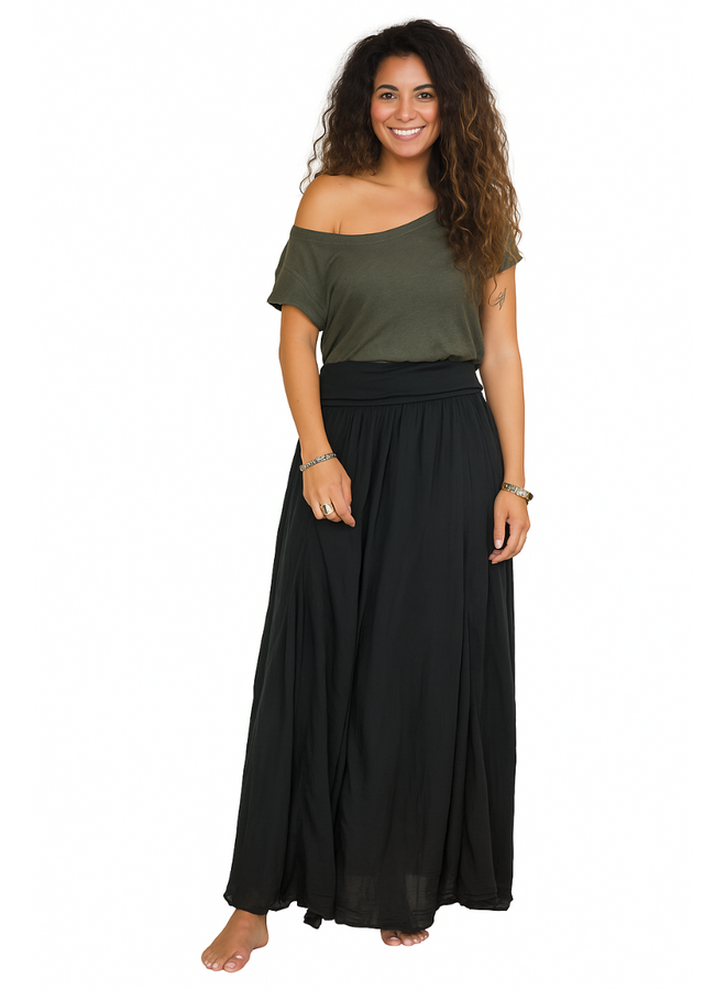 Bohemian Skirt in Black