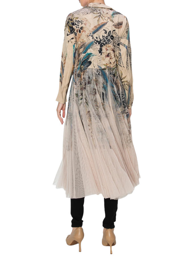 Tulle Maxi Blazer