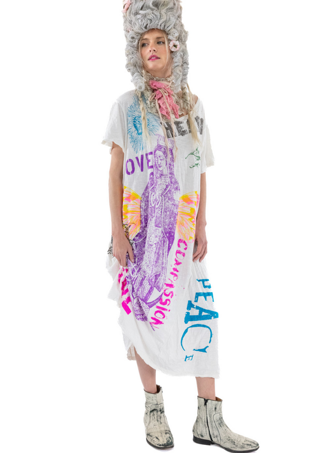 Magnolia Pearl Sacred Heart Graffiti Tee Dress