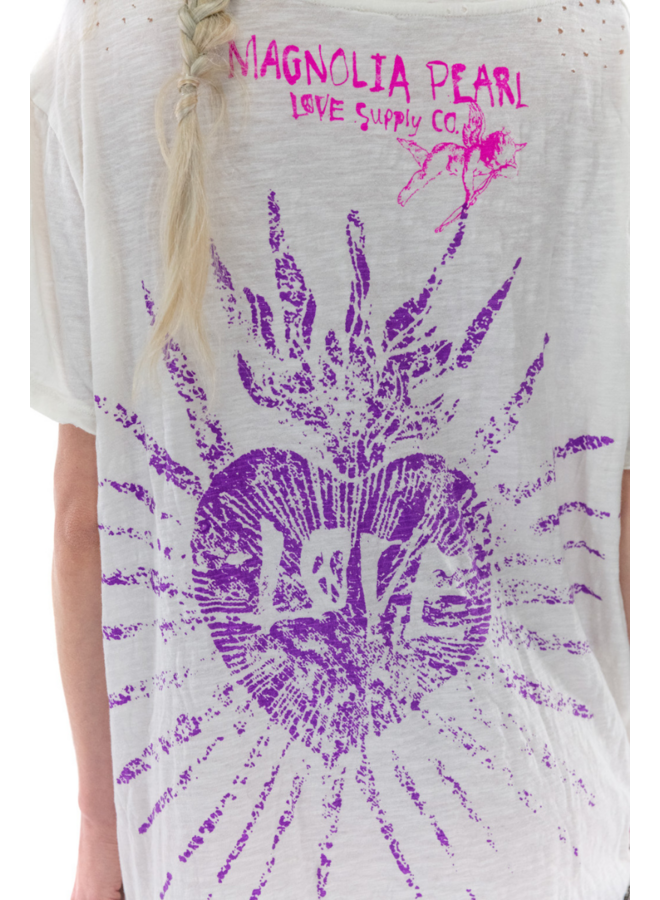 Magnolia Pearl Sacred Heart Graffiti Tee Dress