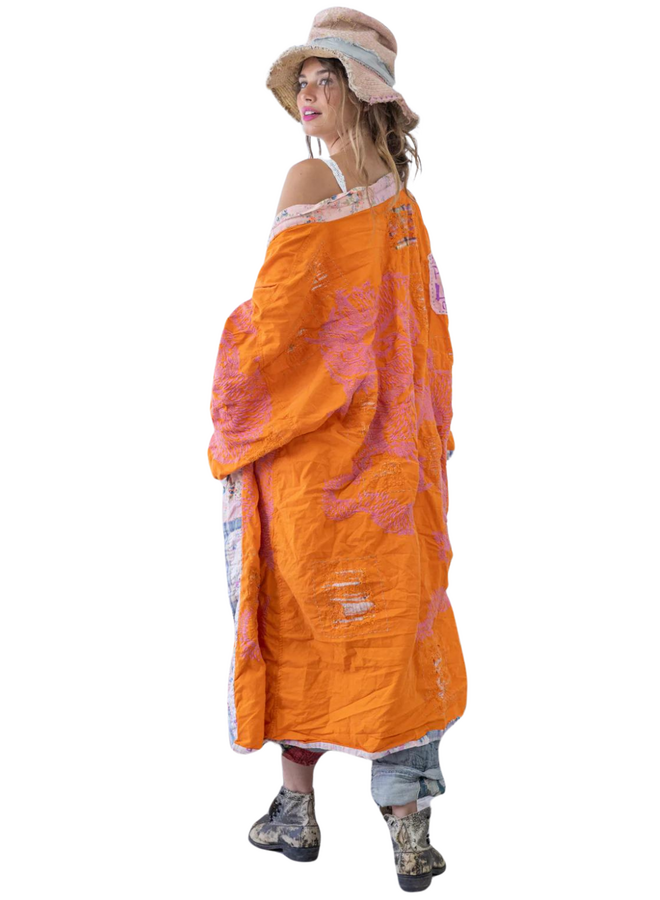 Magnolia Pearl Dharma Dragon Embroidered Kimono