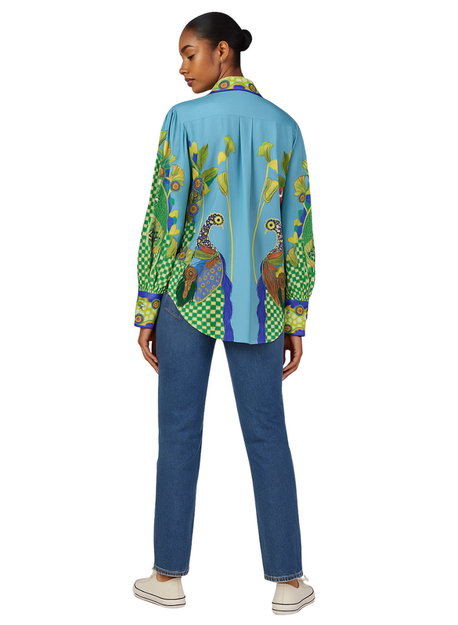 Floral Peacock Shirt