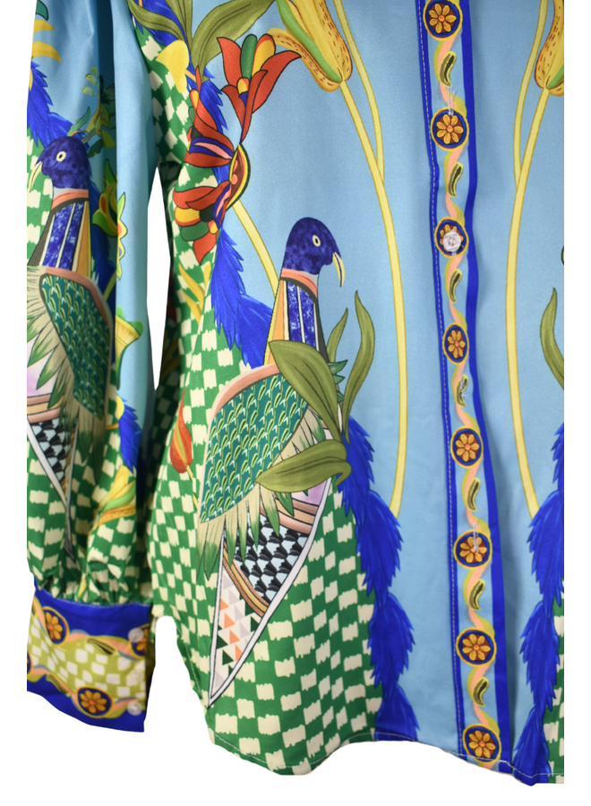 Floral Peacock Shirt