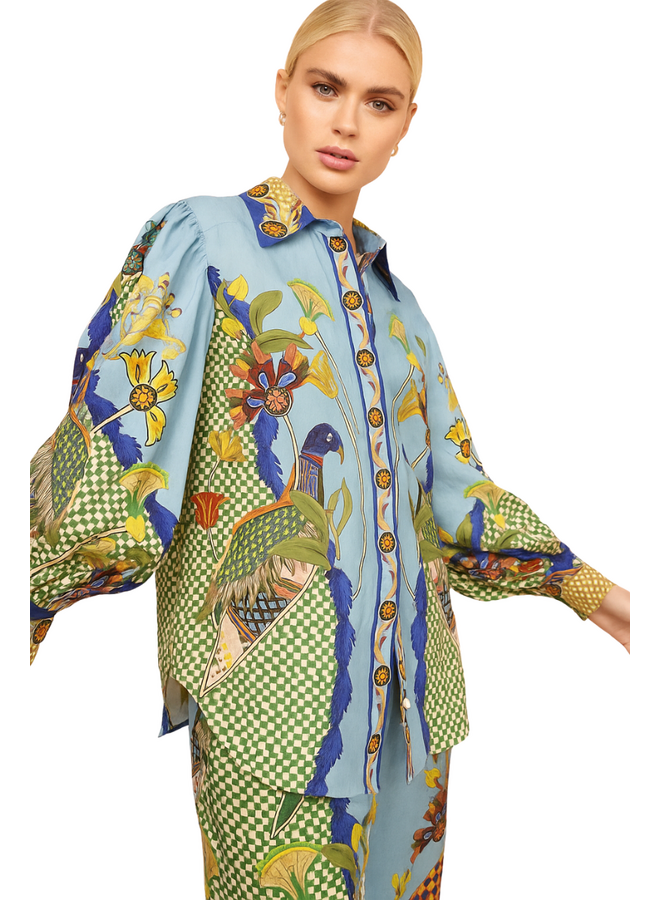 Floral Peacock Shirt