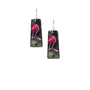 Vintage Image Flamingo Earrings