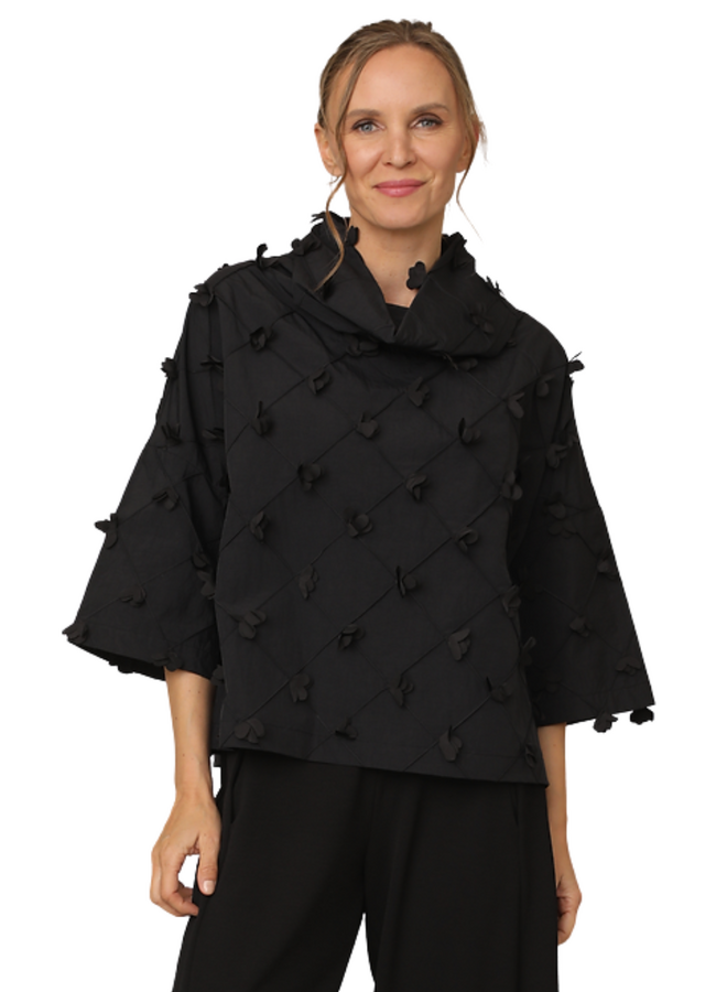 Beau Jours Florrie Top in Black