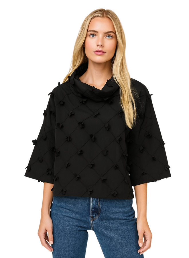 Beau Jours Florrie Top in Black