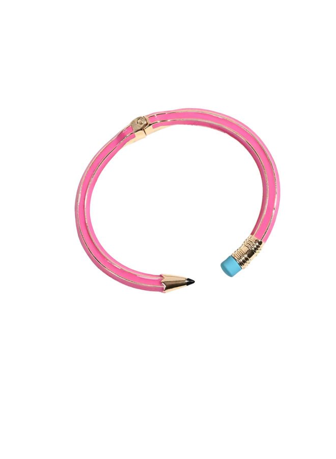 Pink Pencil Bracelet