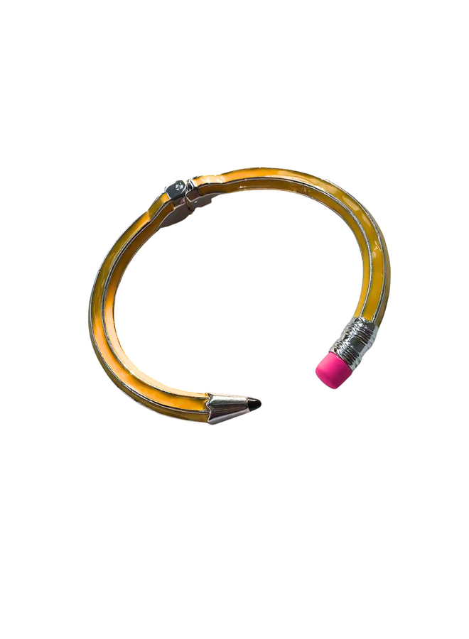 Yellow Pencil Bracelet