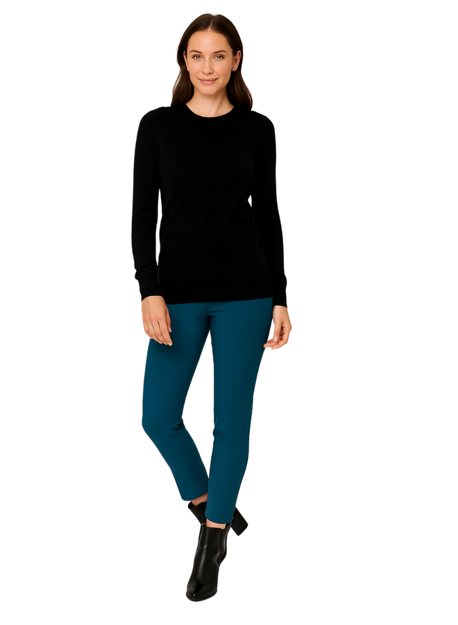 Renuar Cigarette Ankle Pant In Lagoon