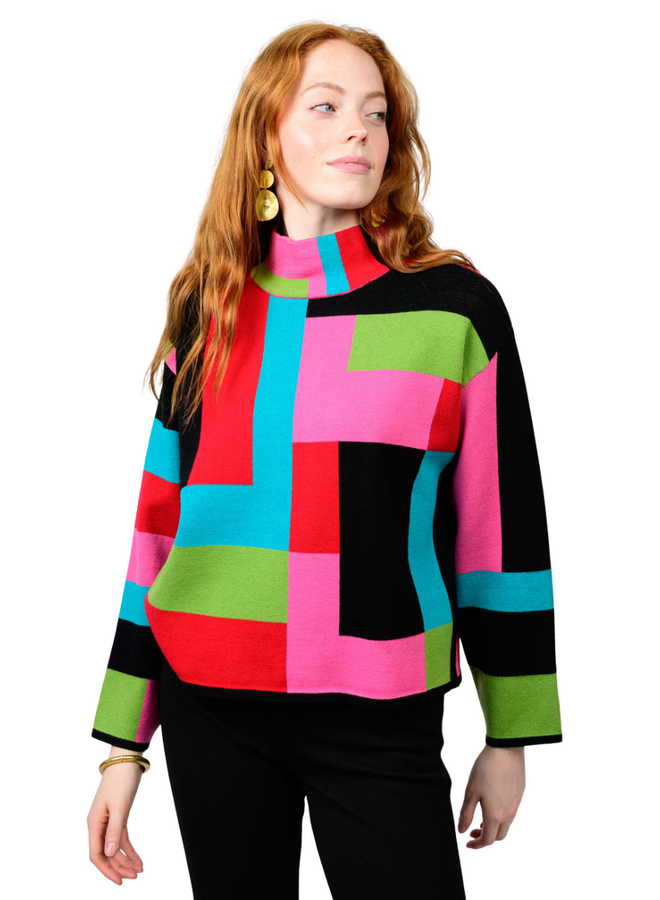 Ivy Jane Color Block Sweater