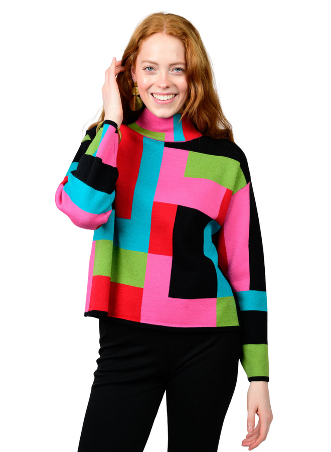 Ivy Jane Color Block Sweater