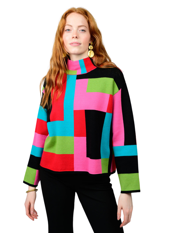 Ivy Jane Color Block Sweater