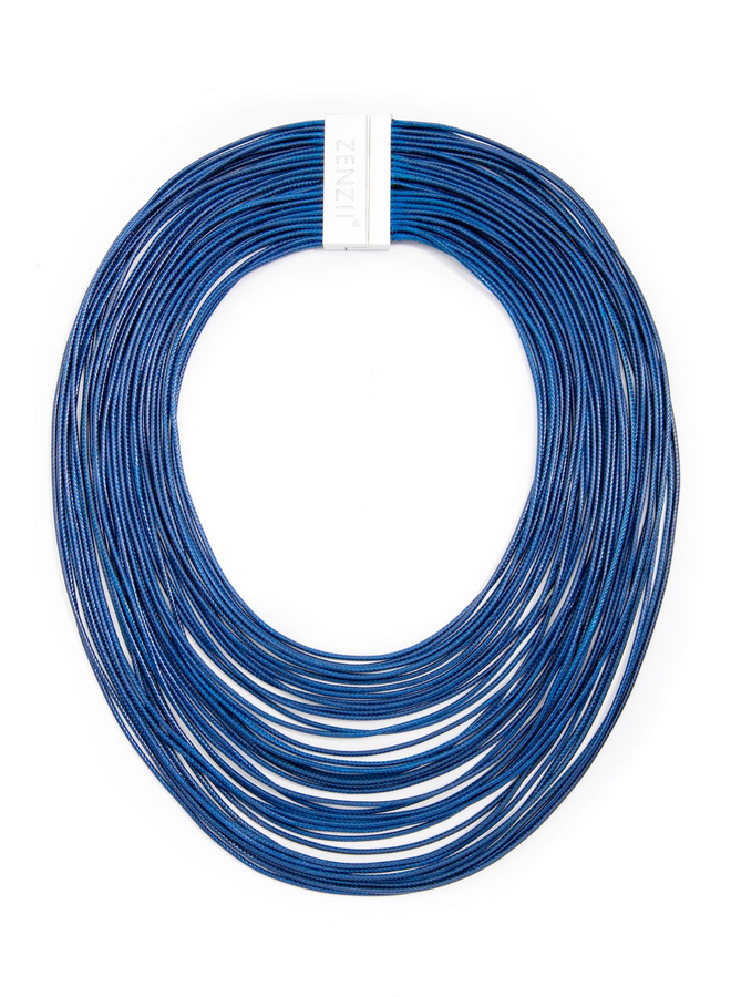Tight Rope Necklace in Navy