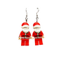 Lego Santa Earrings