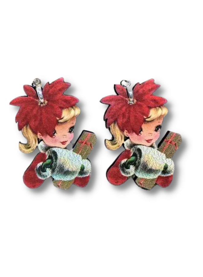 Christmas Girl Earrings