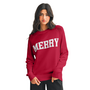 Knit Merry Sweater in Red