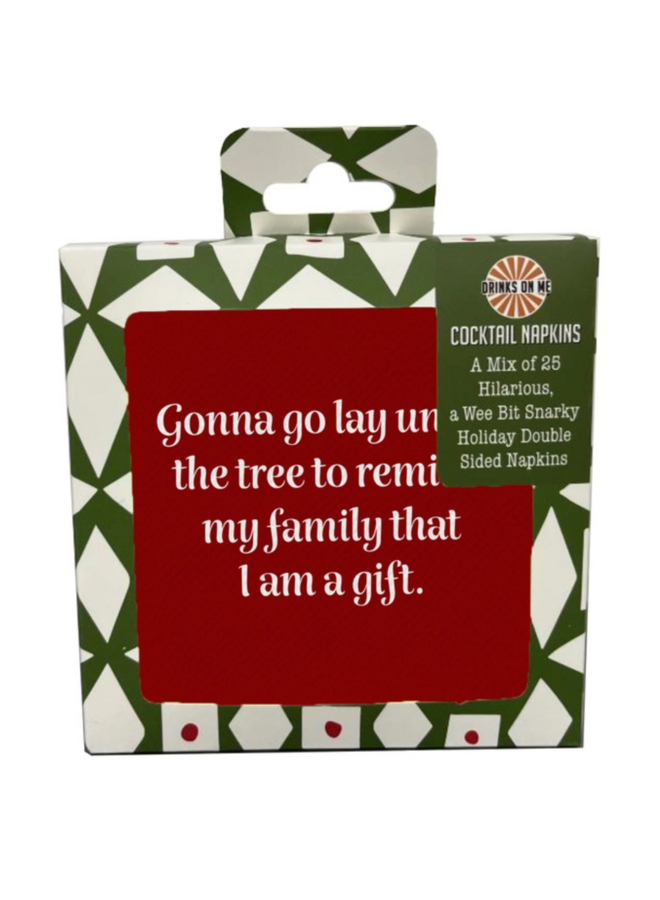 Party in a Box Holiday Cocktail Napkins