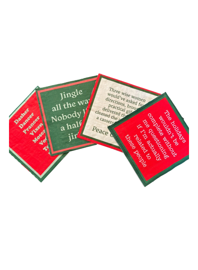 Party in a Box Holiday Cocktail Napkins